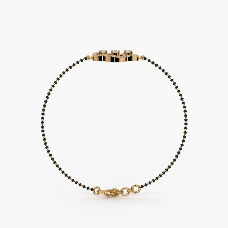 Trinity Circle Mangalsutra Bracelet