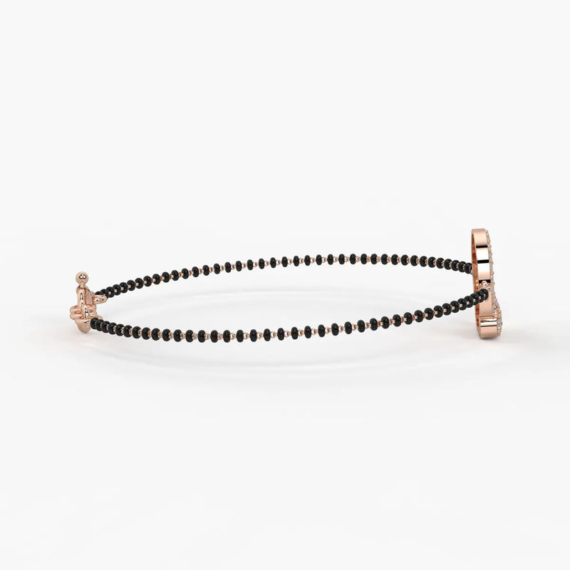 Floral Halo Mangalsutra Bracelet