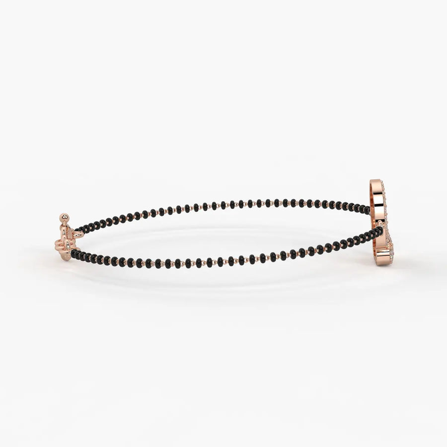 Floral Halo Mangalsutra Bracelet
