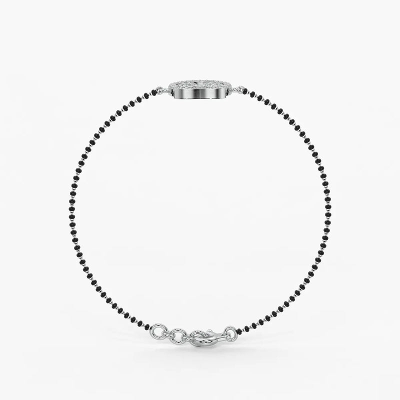 Floral Halo Mangalsutra Bracelet