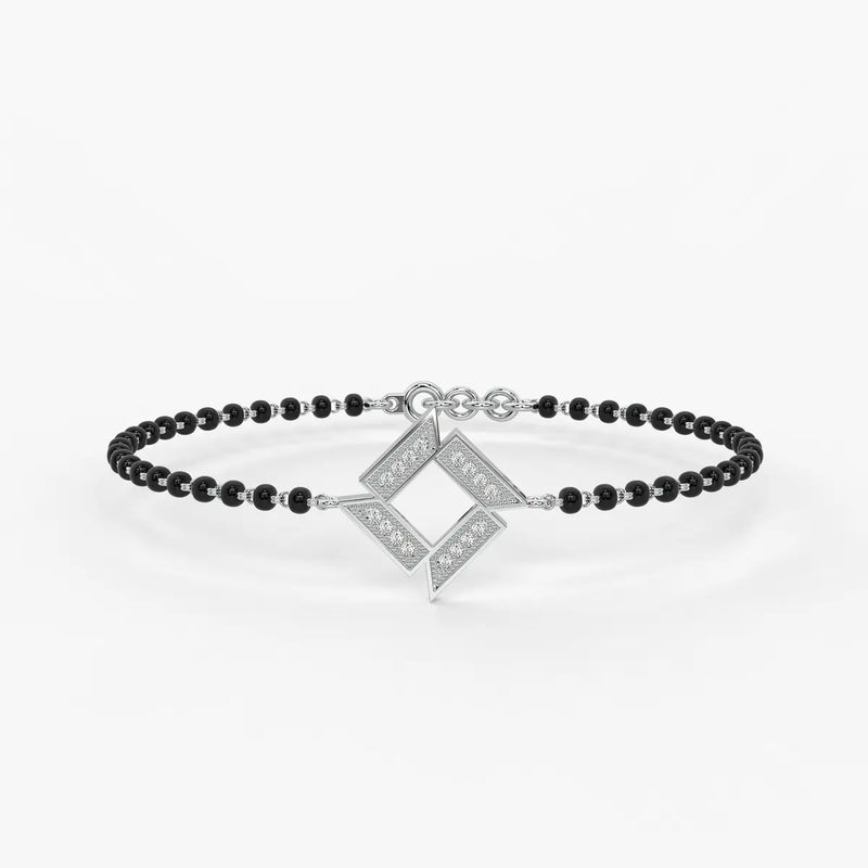 Square Frame Mangalsutra Bracelet