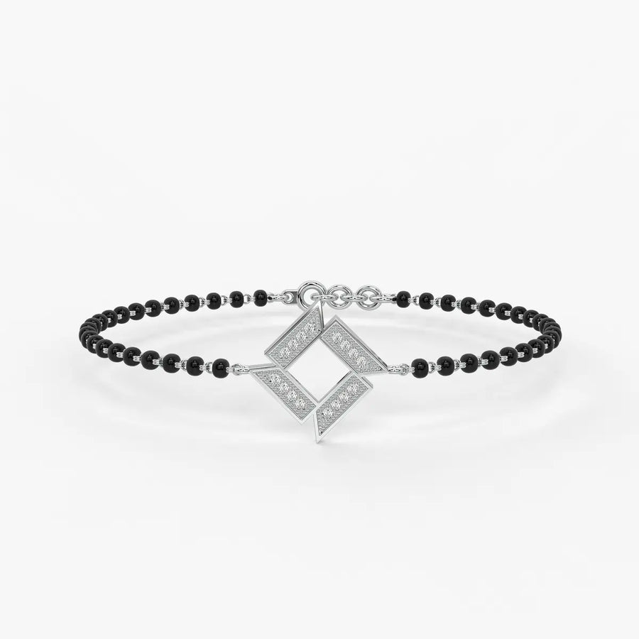 Square Frame Mangalsutra Bracelet