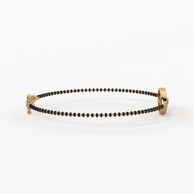 Leaf Drop Mangalsutra Bracelet