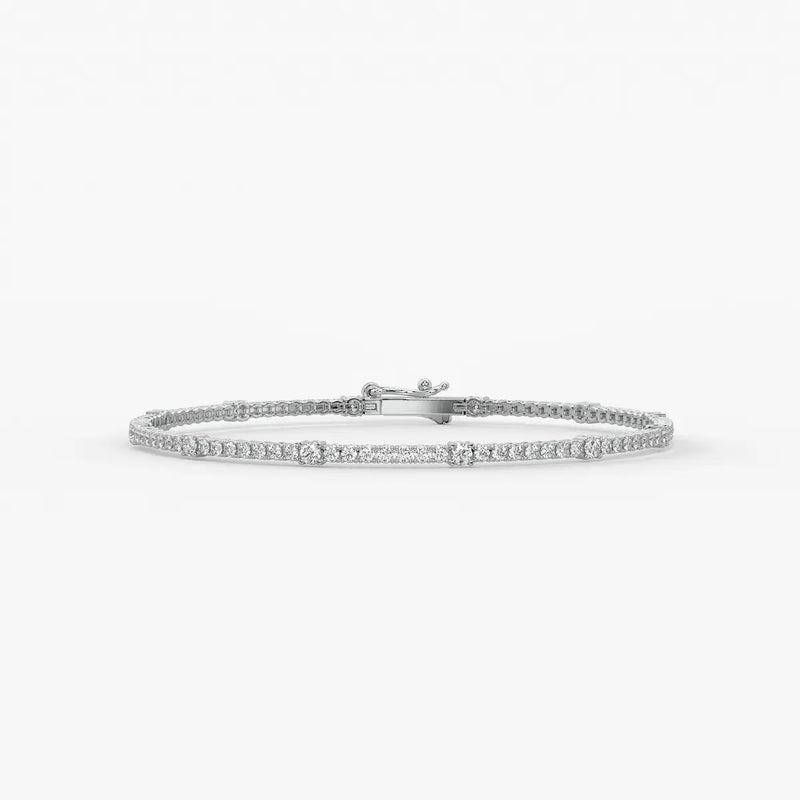 Aurevyn Diamond Silque Tennis Bracelet