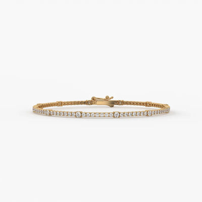 Aurevyn Diamond Silque Tennis Bracelet
