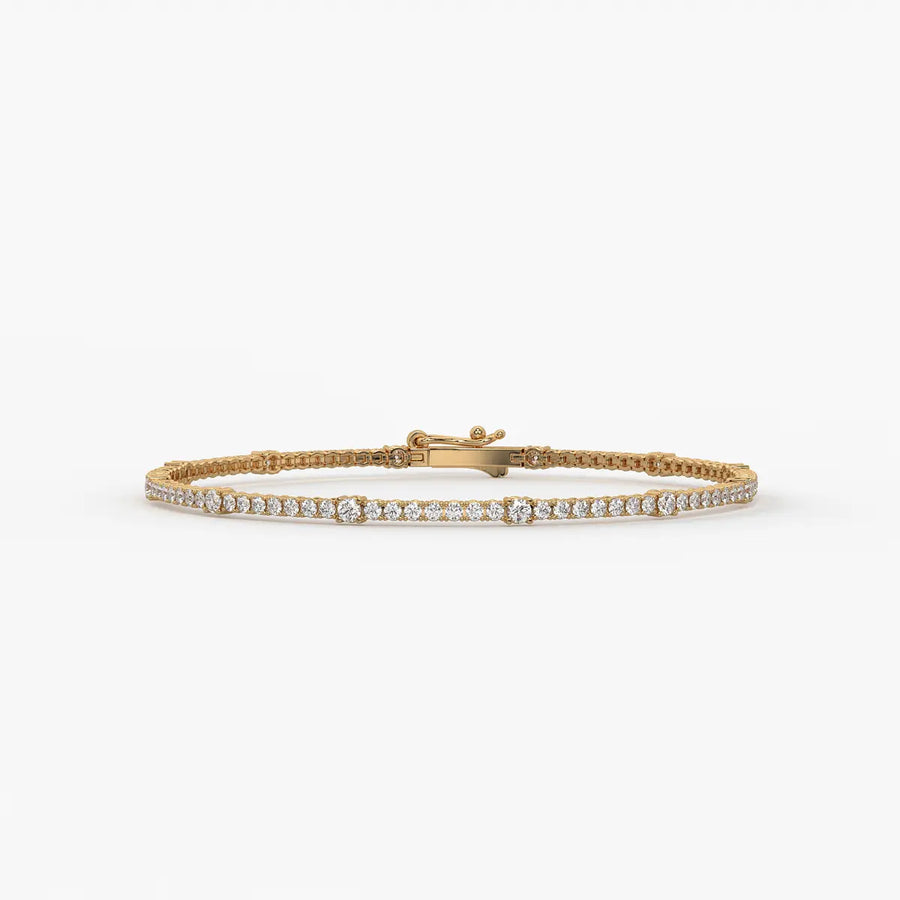 Aurevyn Diamond Silque Tennis Bracelet