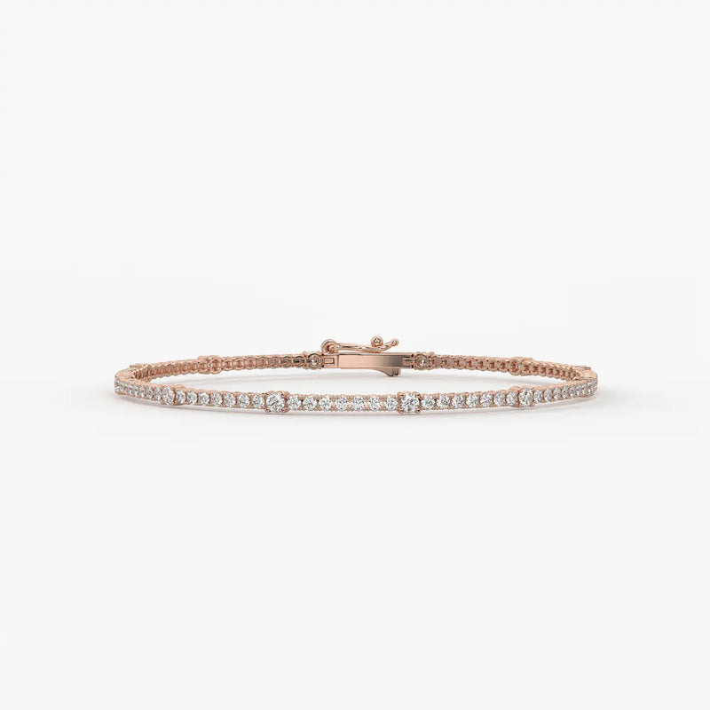Aurevyn Diamond Silque Tennis Bracelet