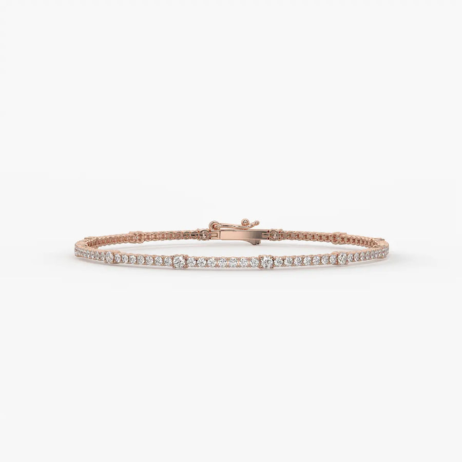 Aurevyn Diamond Silque Tennis Bracelet