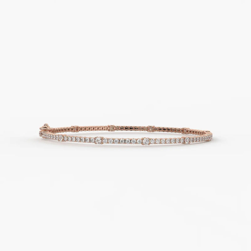 Aurevyn Diamond Silque Tennis Bracelet