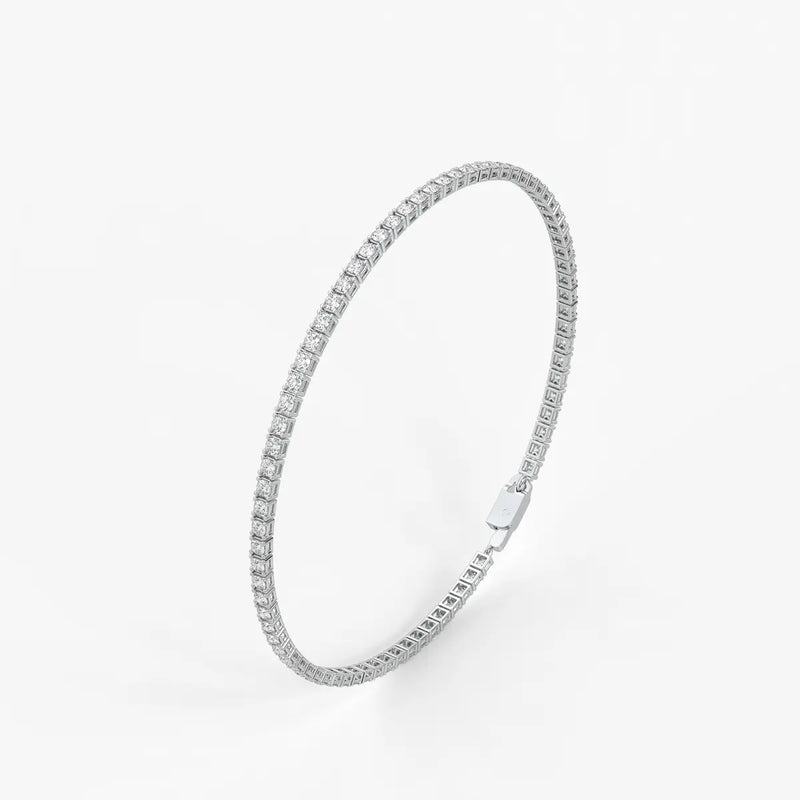 Velnora Diamond Streamline Tennis Bracelet
