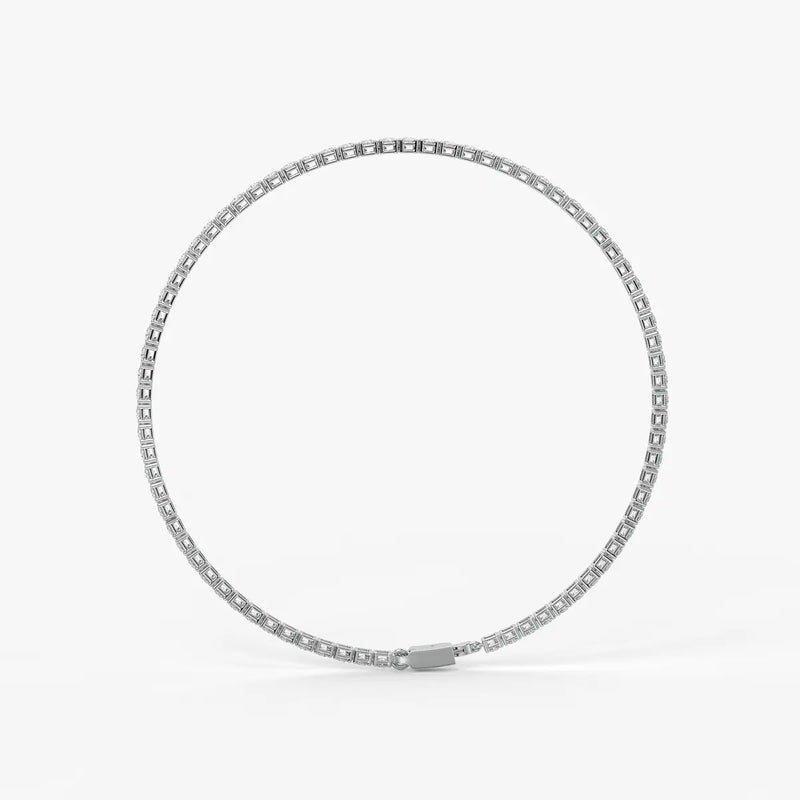 Velnora Diamond Streamline Tennis Bracelet
