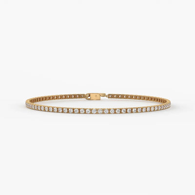 Velnora Diamond Streamline Tennis Bracelet