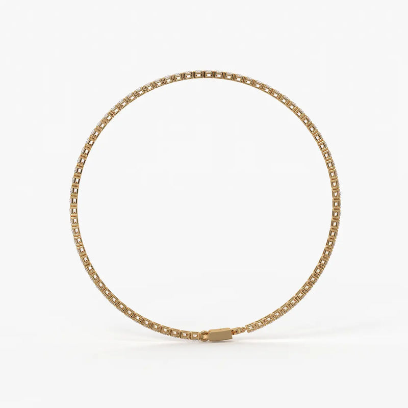 Velnora Diamond Streamline Tennis Bracelet