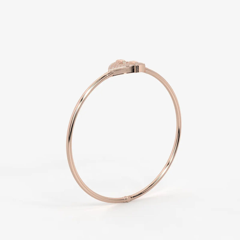 Arrow Pavé Bangle Bracelet