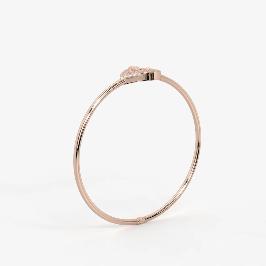 Arrow Pavé Bangle Bracelet