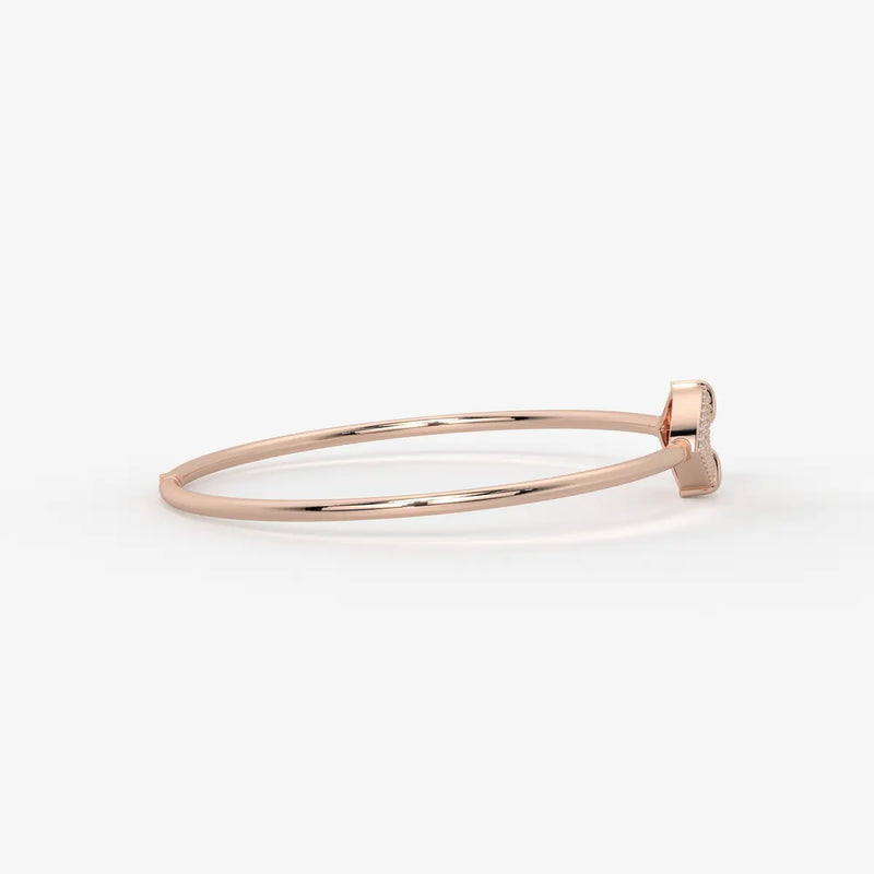 Arrow Pavé Bangle Bracelet