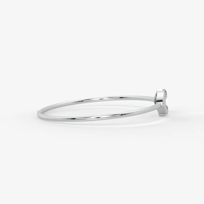 Arrow Pavé Bangle Bracelet