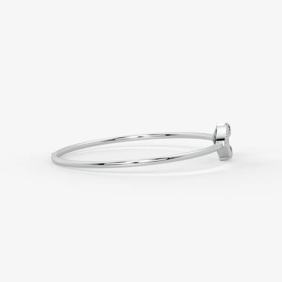 Arrow Pavé Bangle Bracelet