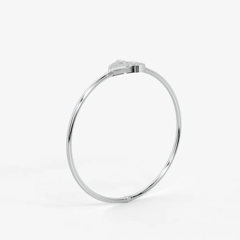 Arrow Pavé Bangle Bracelet
