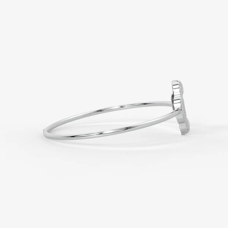 Bloom Halo Bangle Bracelet