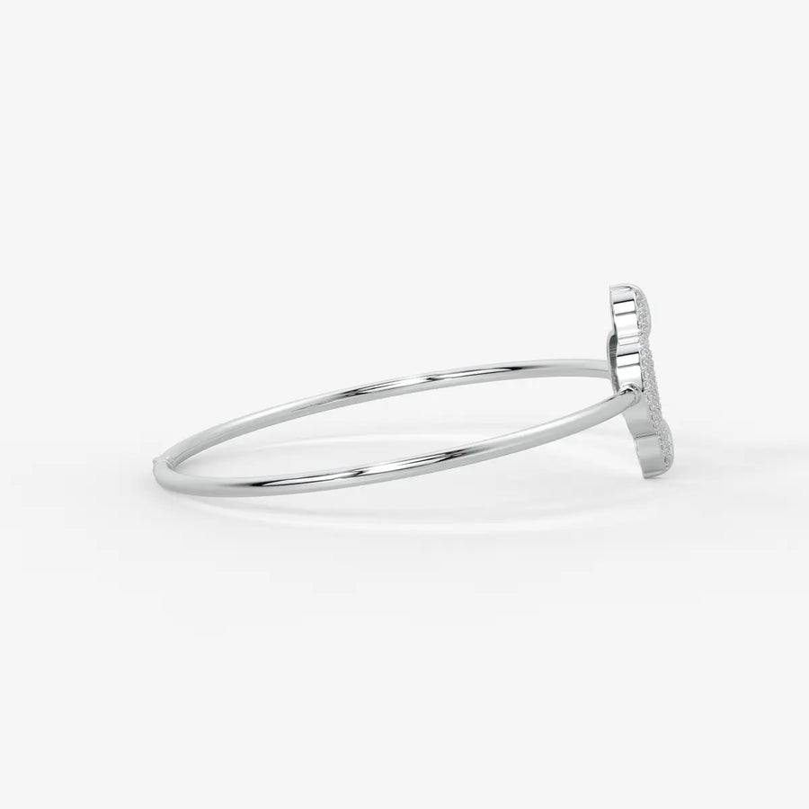 Bloom Halo Bangle Bracelet
