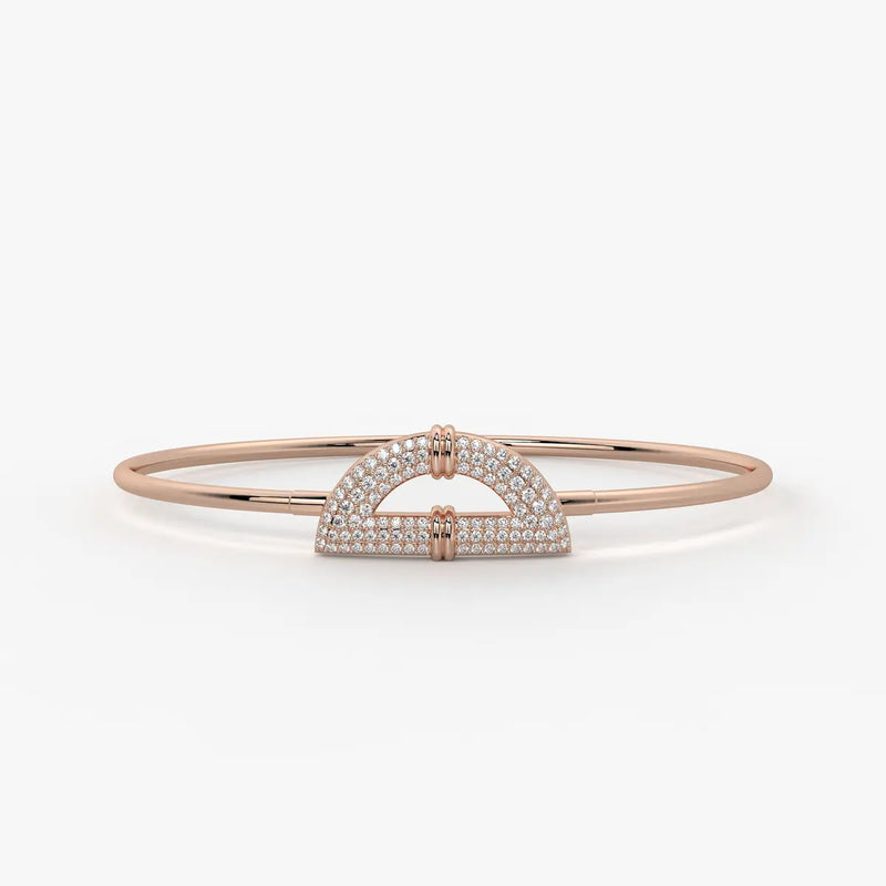 Crescent Buckle Designer Bracelet