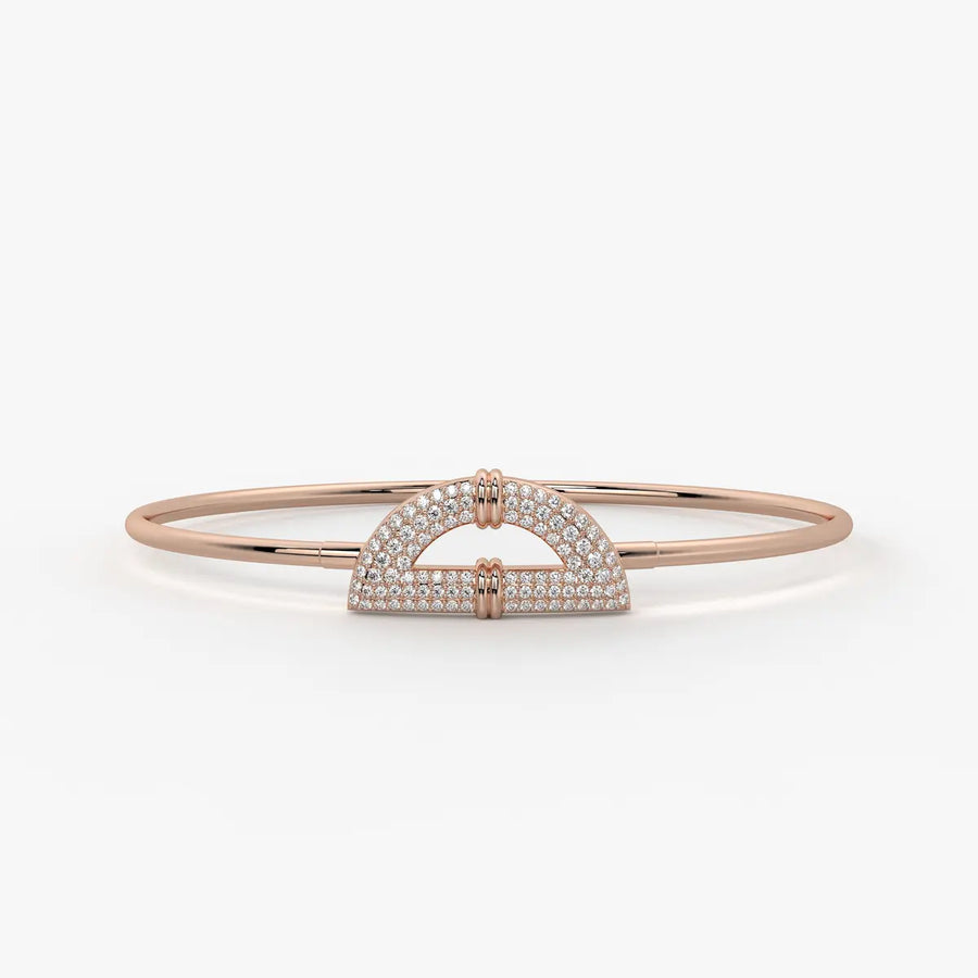 Crescent Buckle Designer Bracelet