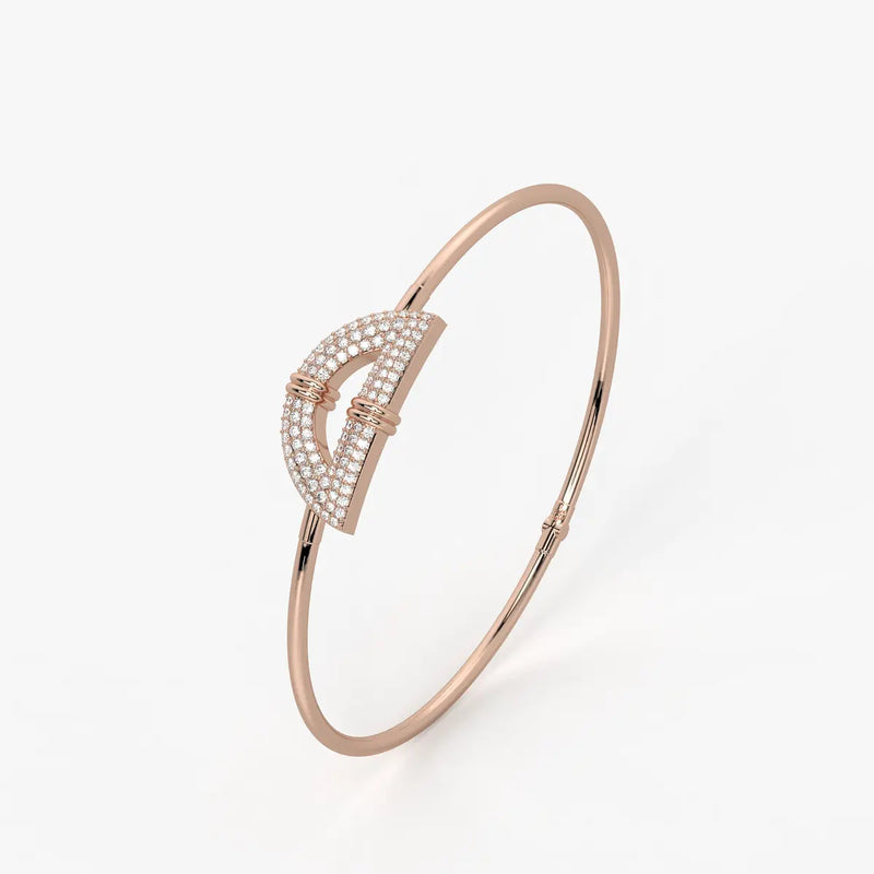 Crescent Buckle Designer Bracelet