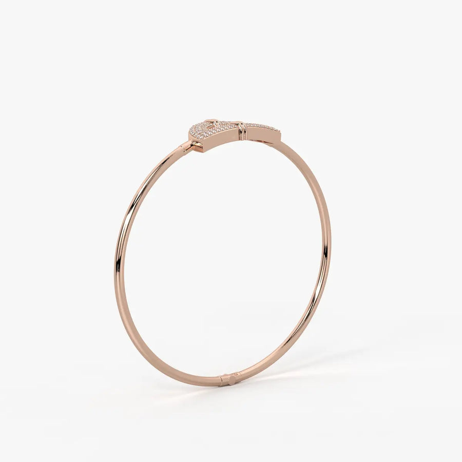 Crescent Buckle Designer Bracelet