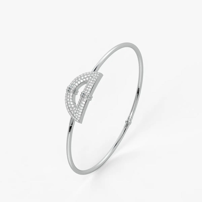 Crescent Buckle Designer Bracelet