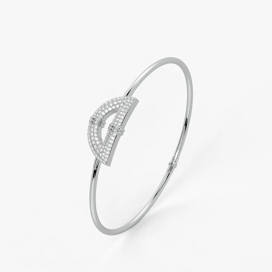 Crescent Buckle Designer Bracelet