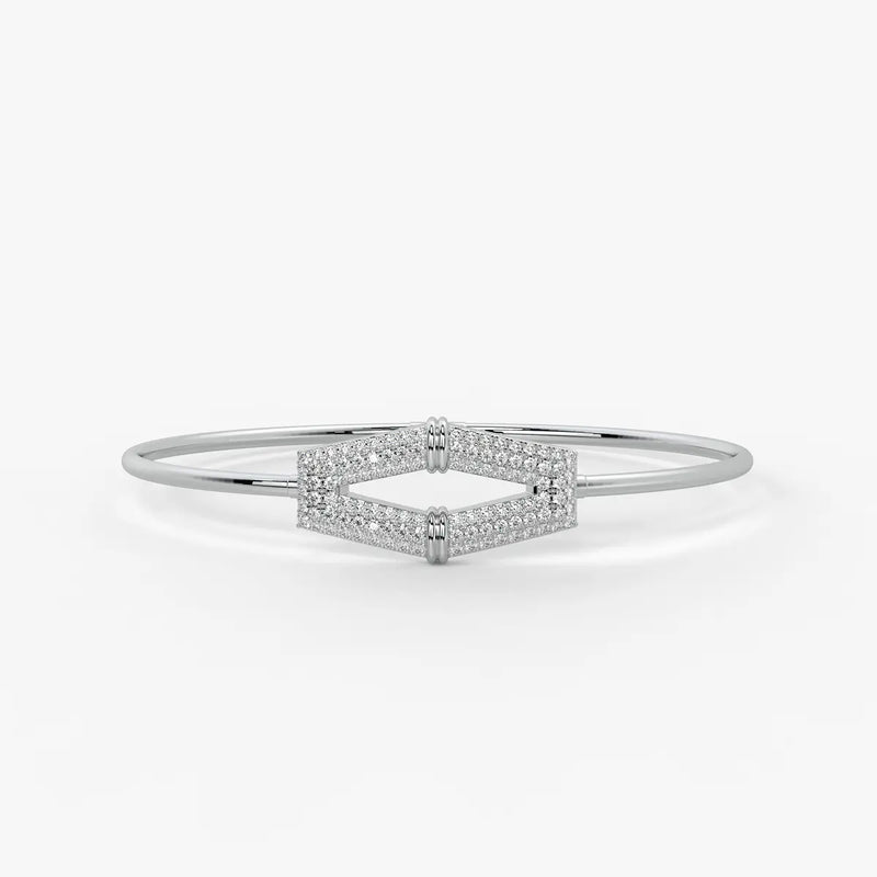 Double Edge Marquise Designer Bracelet