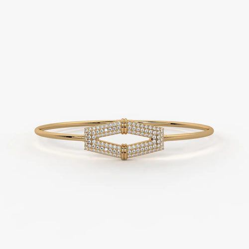 Double Edge Marquise Designer Bracelet