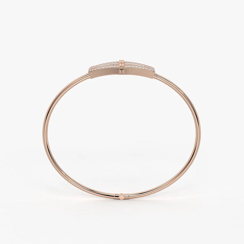 Double Edge Marquise Designer Bracelet