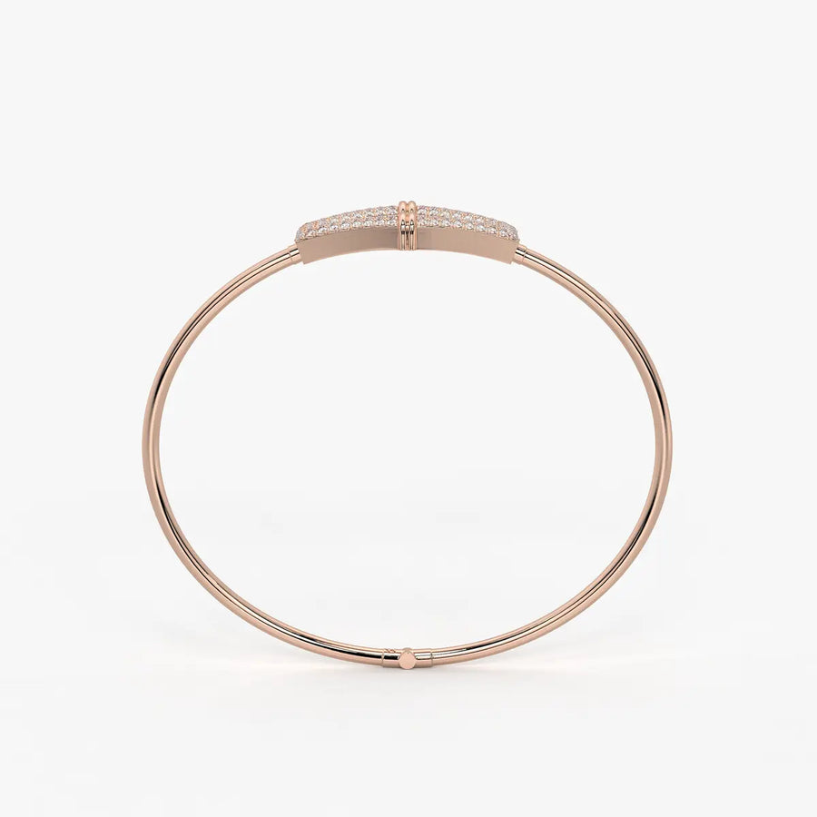 Double Edge Marquise Designer Bracelet