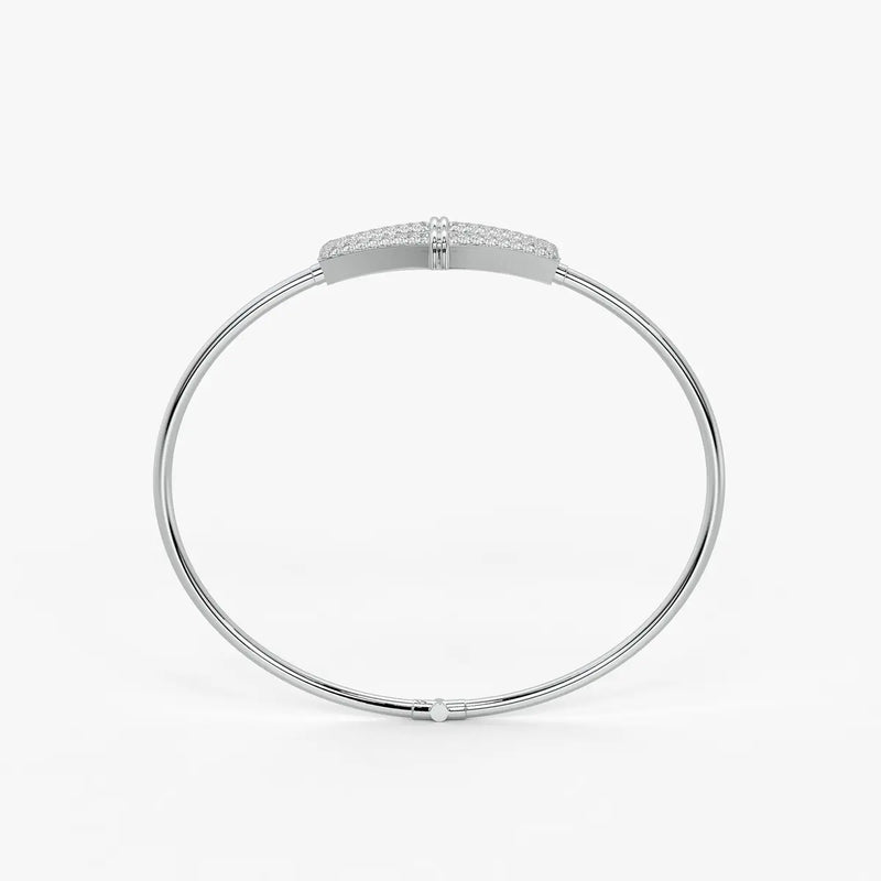 Double Edge Marquise Designer Bracelet