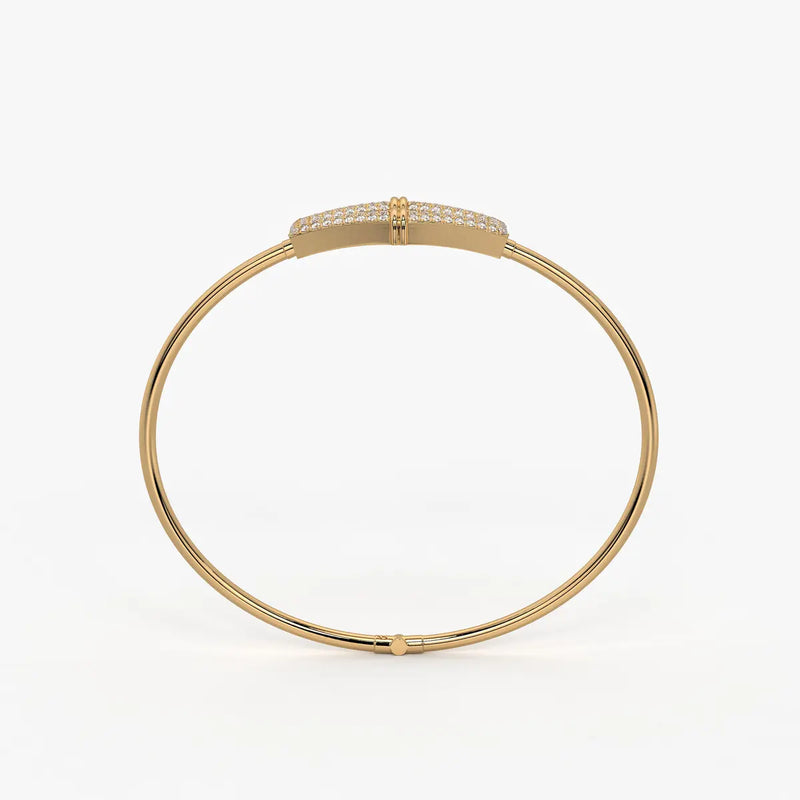 Double Edge Marquise Designer Bracelet