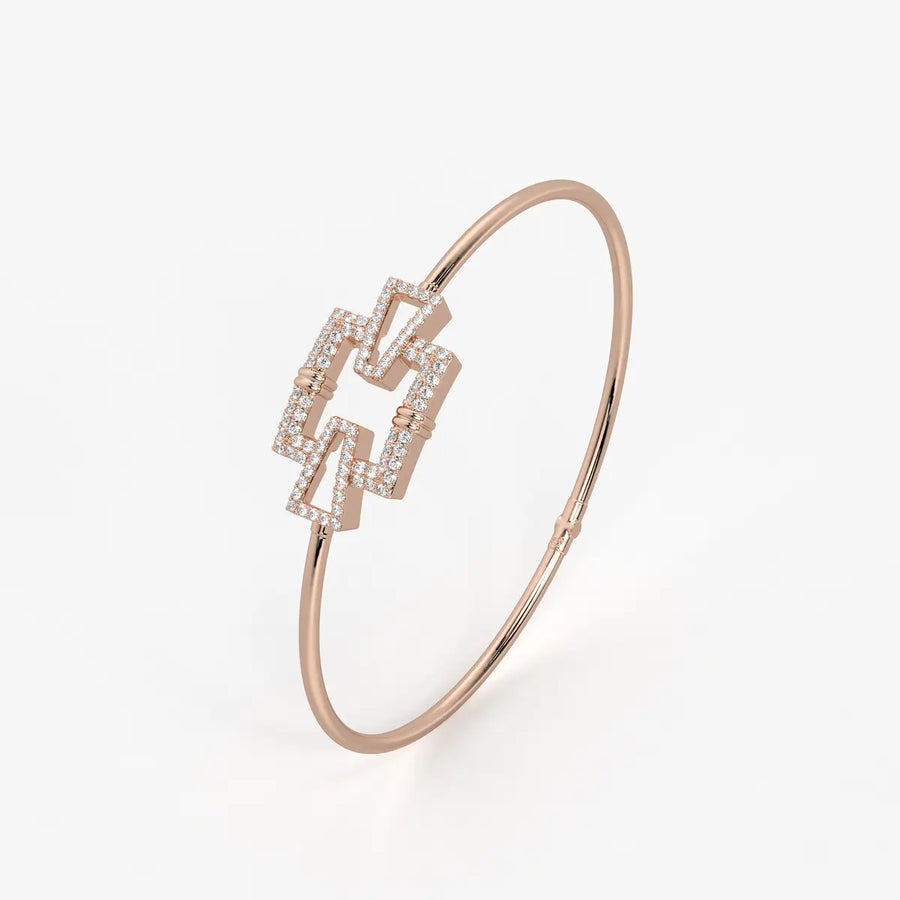Zigzag Link Designer Bracelet