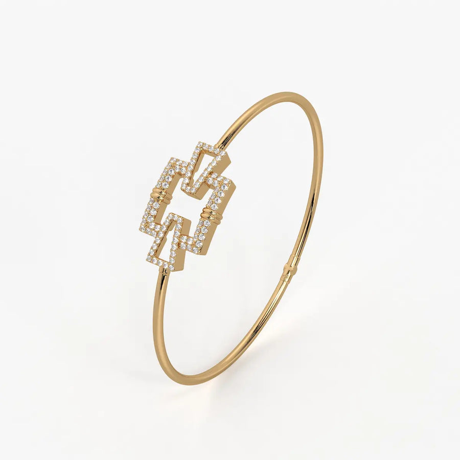 Zigzag Link Designer Bracelet