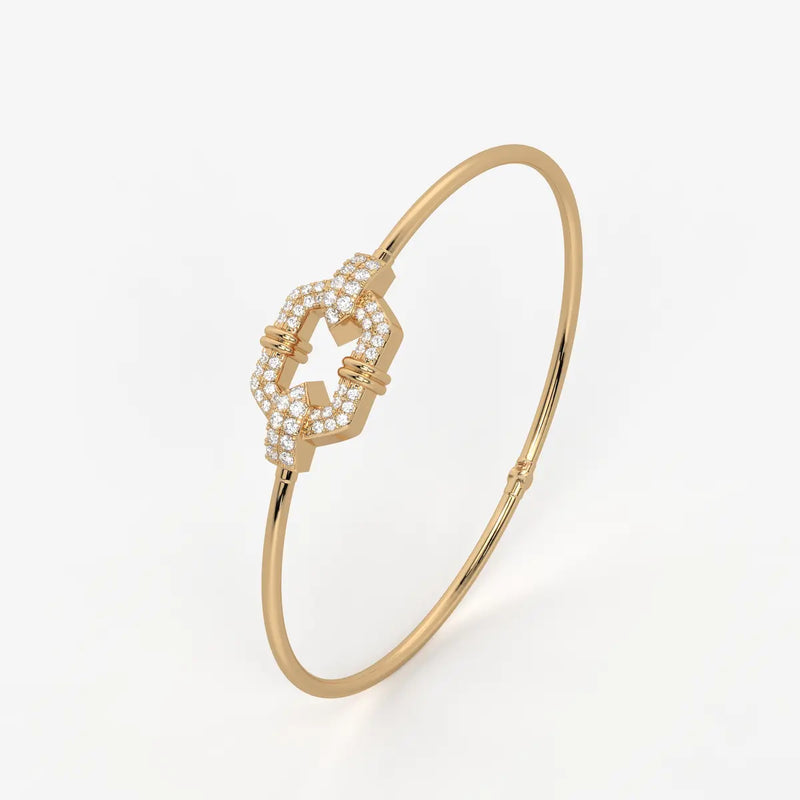 Interlock Halo Designer Bracelet