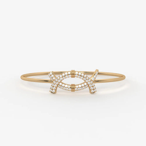 Cross Loop Designer Bracelet