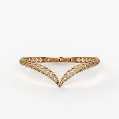 Aurevyn Chevron Crown Bracelet