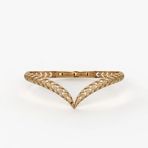 Aurevyn Chevron Crown Bracelet