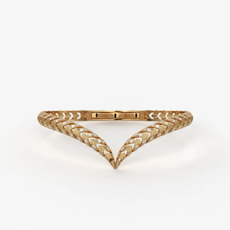 Aurevyn Chevron Crown Bracelet