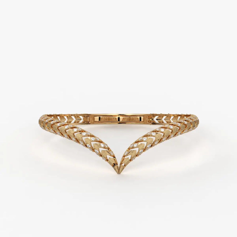 Aurevyn Chevron Crown Bracelet