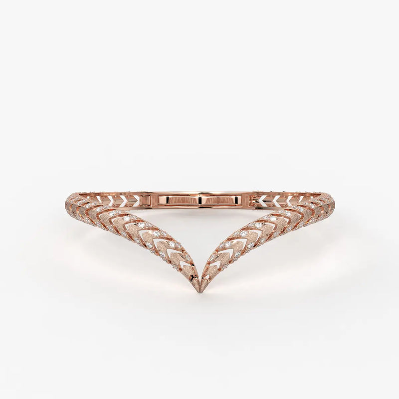Aurevyn Chevron Crown Bracelet