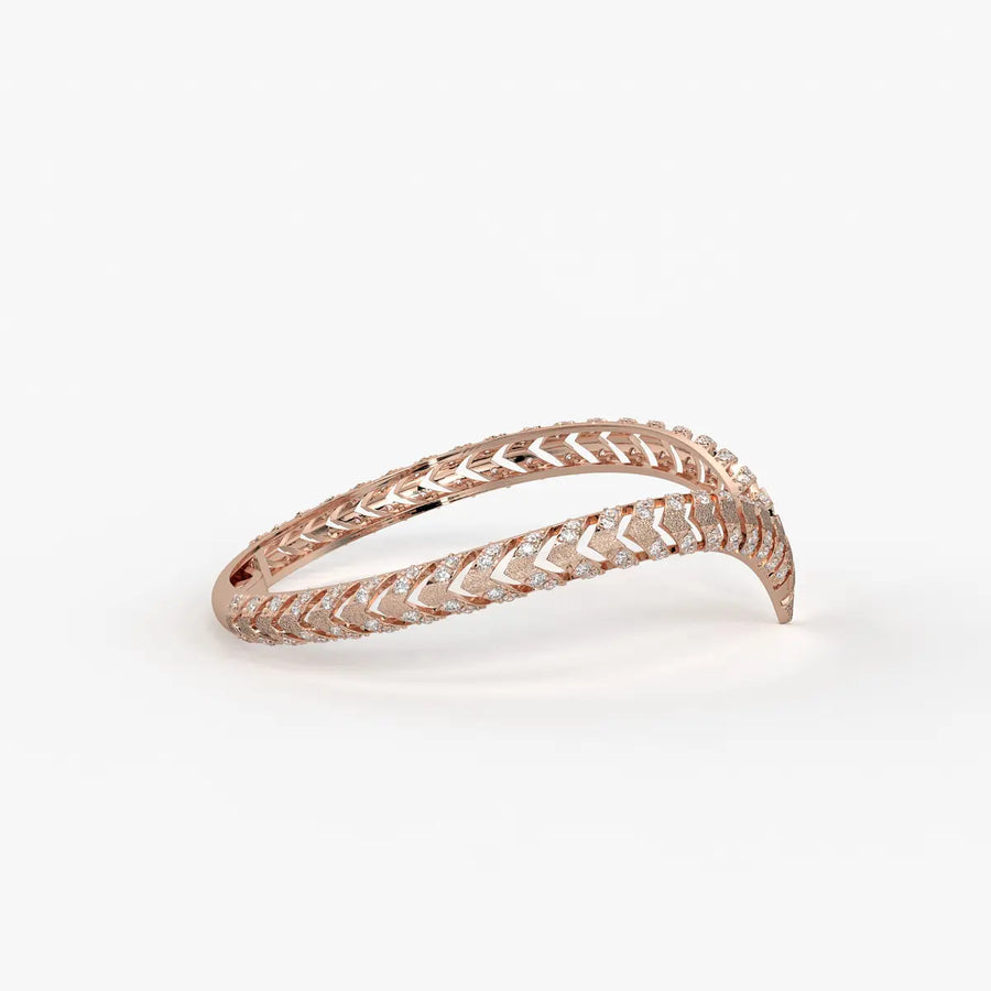 Aurevyn Chevron Crown Bracelet