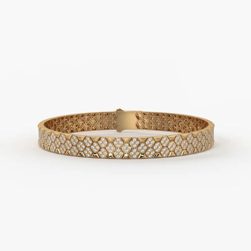 Hexara Glint Weave Bracelet
