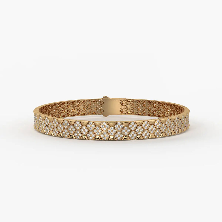Hexara Glint Weave Bracelet