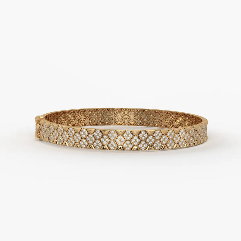 Hexara Glint Weave Bracelet